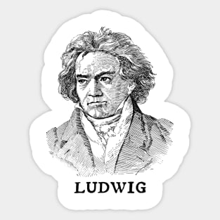 Ludwig van Beethoven Sticker